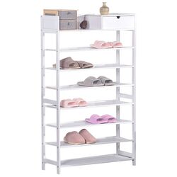 Etajera pentru incaltaminte Tempo Kondela Katley (White) Thumb