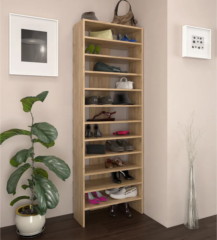 Etajera pentru incaltaminte Tempo Kondela Oski (Artisan Oak)