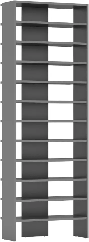 Etajera pentru incaltaminte Tempo Kondela Oski (Graphite)