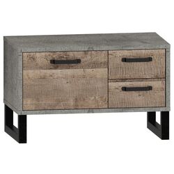 Tumba pentru incaltaminte Tempo Kondela Baria 1D2S (Sand Oak/Gray)