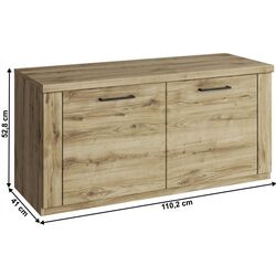 Tumba pentru incaltaminte Tempo Kondela Dorsi 2D (Navarra Oak) Thumb