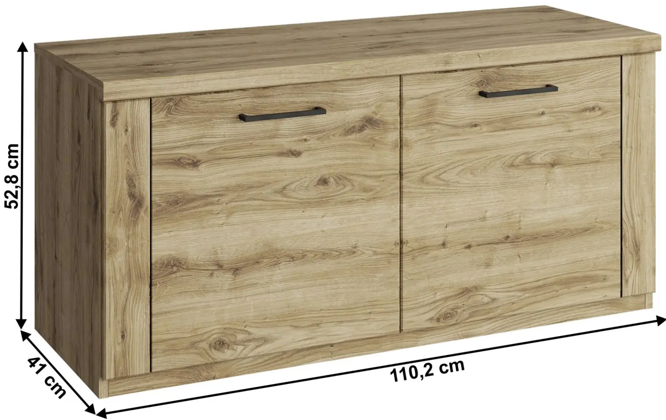 Tumba pentru incaltaminte Tempo Kondela Dorsi 2D (Navarra Oak)