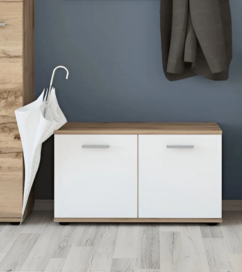 Tumba pentru incaltaminte Tempo Kondela Iria 2D C (Wotan Oak/White)