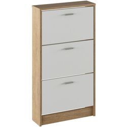 Tumba pentru incaltaminte Tempo Kondela Mobi 13 (Sonoma Oak/White)