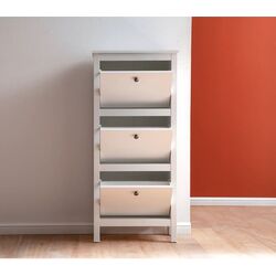 Tumba pentru incaltaminte Tempo Kondela Olje 3K (White) Thumb