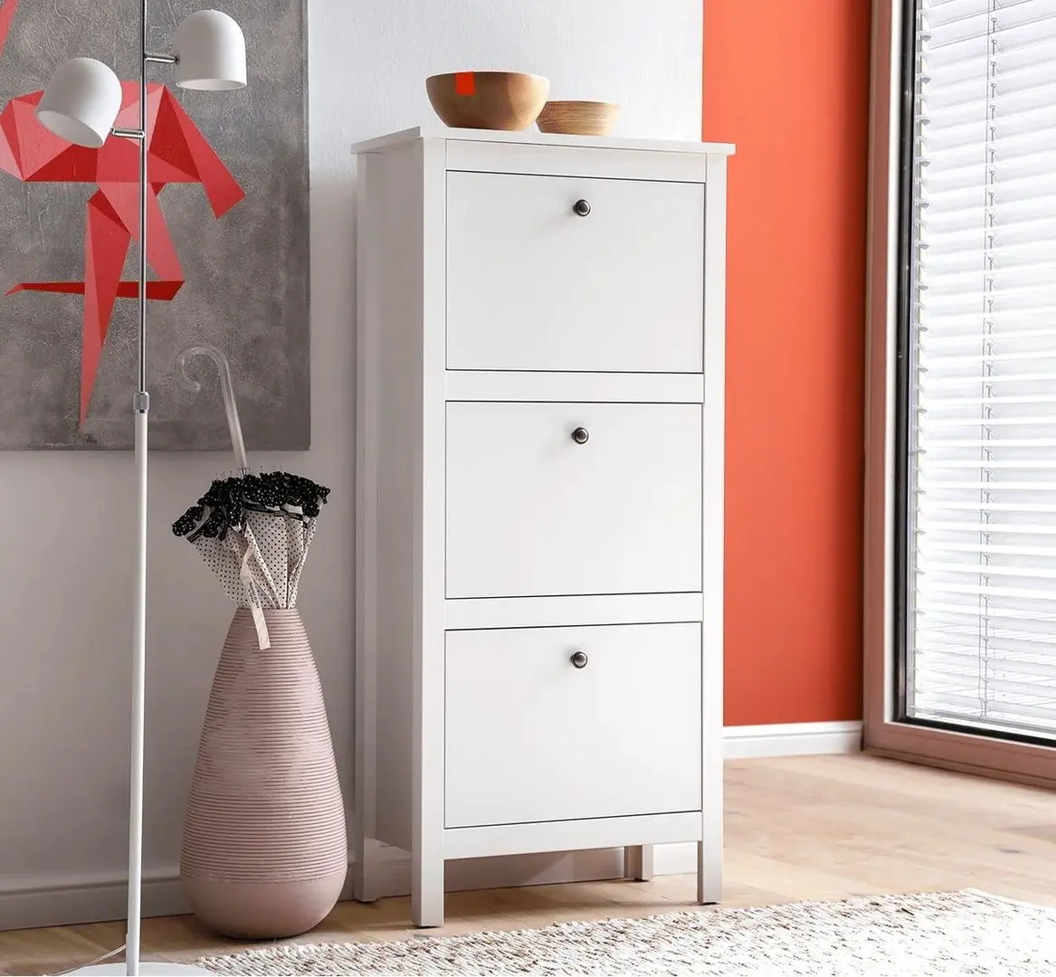 Tumba pentru incaltaminte Tempo Kondela Olje 3K (White)