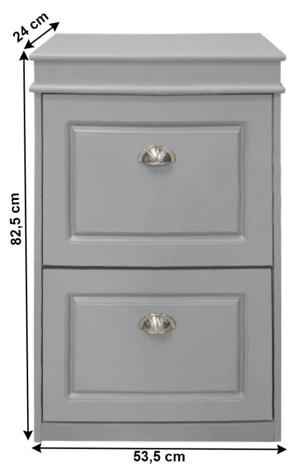 Tumba pentru incaltaminte Tempo Kondela Seber Typ 1 (Gray)