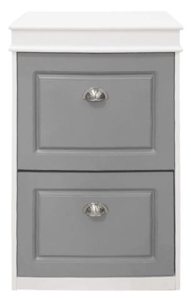 Tumba pentru incaltaminte Tempo Kondela Seber Typ 1 (Gray/White)