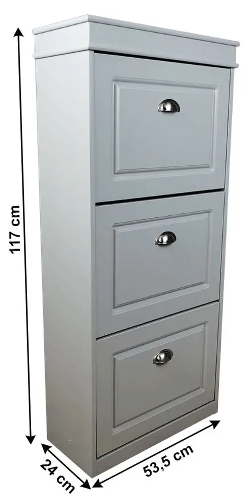 Tumba pentru incaltaminte Tempo Kondela Seber Typ 2 (Gray)