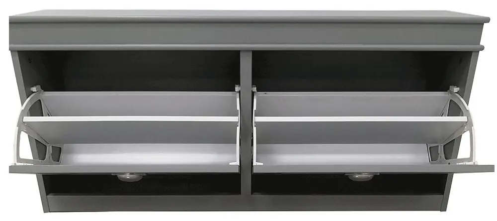 Тумба для обуви Tempo Kondela Seber Typ 4 (Gray) - 3