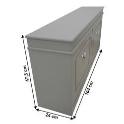 Тумба для обуви Tempo Kondela Seber Typ 4 (Gray) Thumb