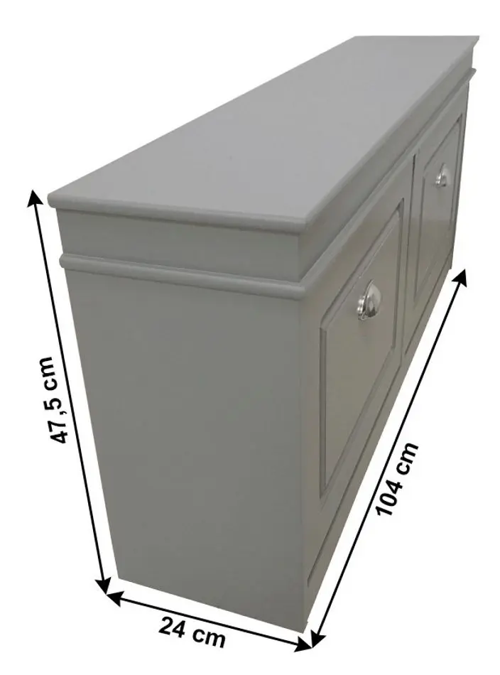 Тумба для обуви Tempo Kondela Seber Typ 4 (Gray) - 6