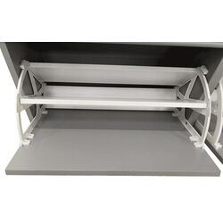 Tumba pentru incaltaminte Tempo Kondela Seber Typ 4 (Gray/White) Thumb