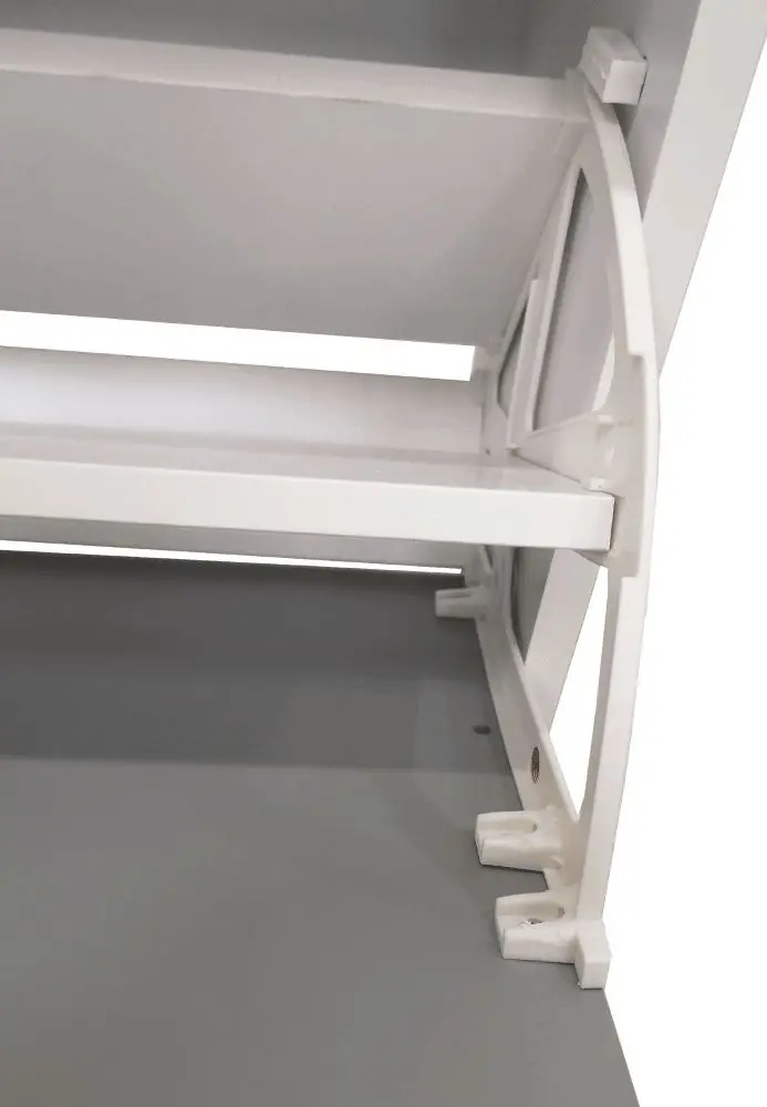 Tumba pentru incaltaminte Tempo Kondela Seber Typ 5 (Gray/White)