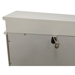 Tumba pentru incaltaminte Tempo Kondela Seber Typ 5 (Gray/White) Thumb