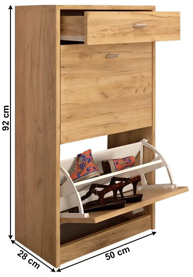 Тумба для обуви Tempo Kondela Vivat New Typ 1 (Artisan Oak)