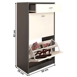 Тумба для обуви Tempo Kondela Vivat New Typ 1 (White/Graphite) Thumb