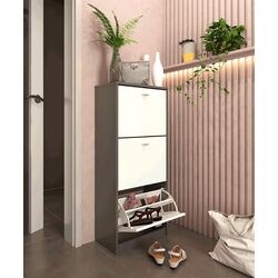 Tumba pentru incaltaminte Tempo Kondela Vivat New Typ 2 (Graphite/White) Thumb