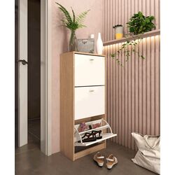 Tumba pentru incaltaminte Tempo Kondela Vivat New Typ 2 (Sonoms Oak/White) Thumb