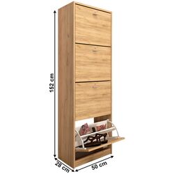 Тумба для обуви Tempo Kondela Vivat New Typ 3 (Artisan Oak) Thumb