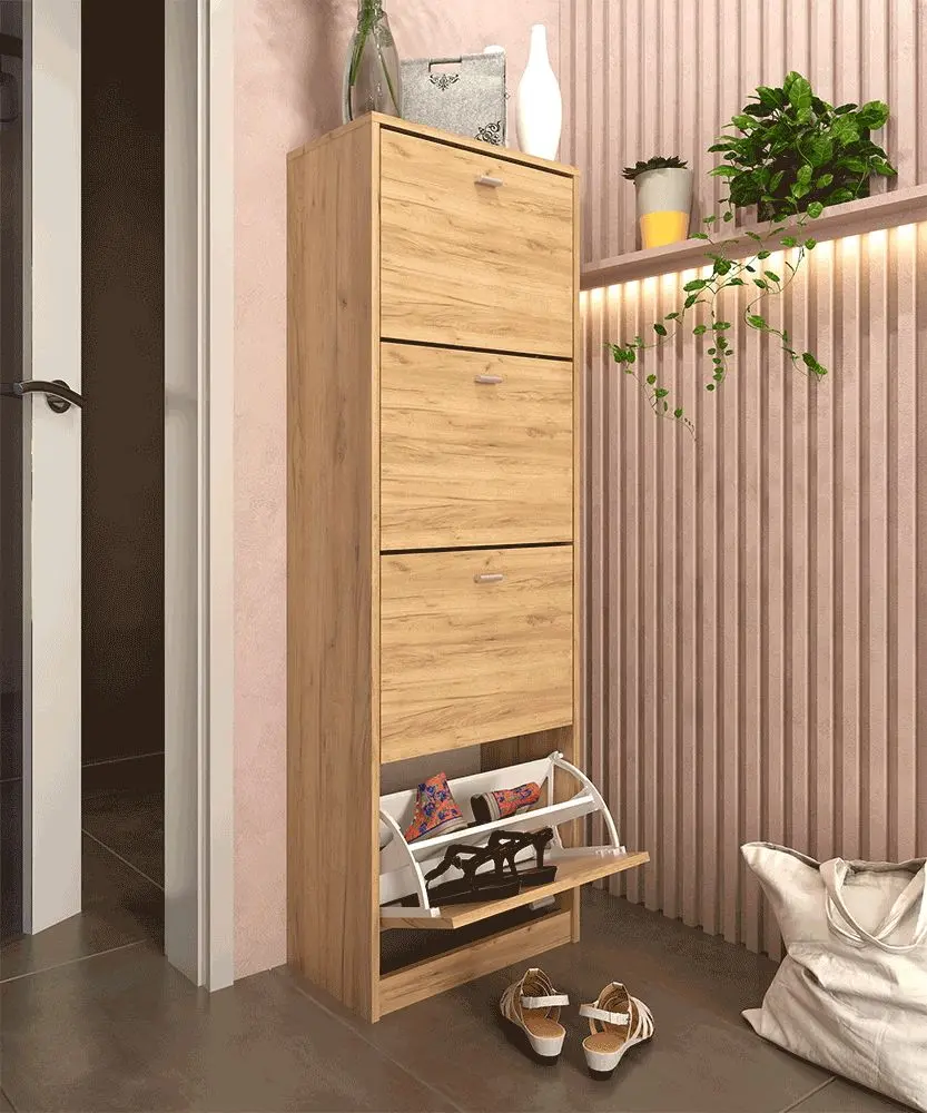 Тумба для обуви Tempo Kondela Vivat New Typ 3 (Artisan Oak)