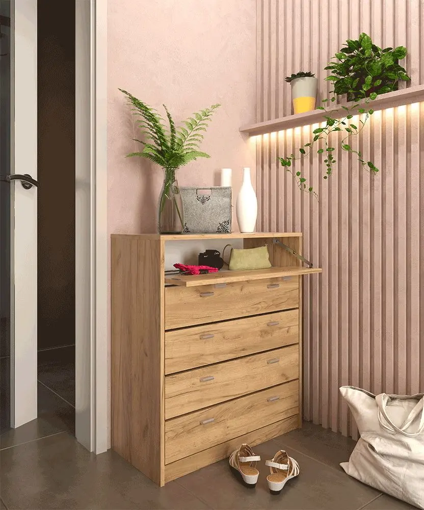 Тумба для обуви Tempo Kondela Vivat New Typ 4 (Artisan Oak)