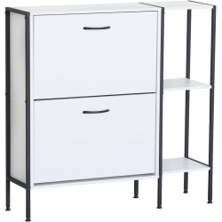 Тумба-стеллаж для обуви Tempo Kondela Sovio (White) Thumb