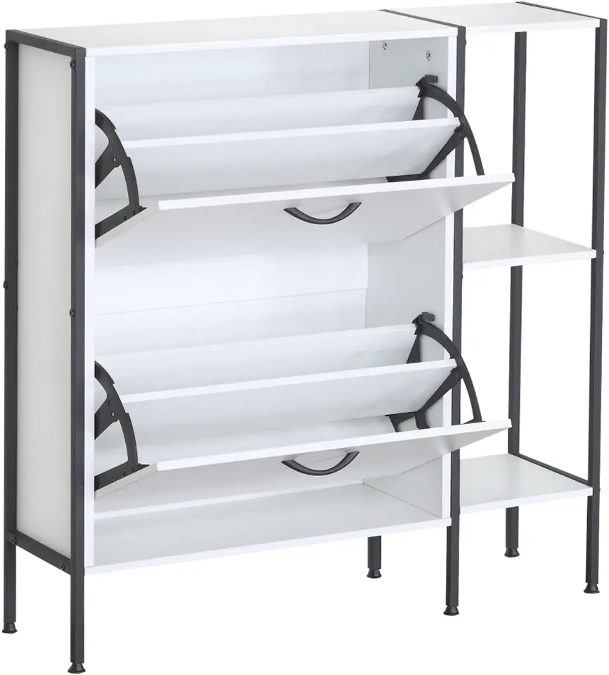 Тумба-стеллаж для обуви Tempo Kondela Sovio (White)