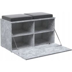 Тумба-банкетка для обуви TopEshop Opal (Beton) Thumb