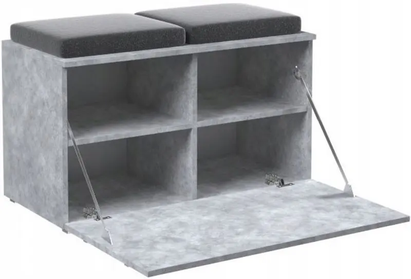 Тумба-банкетка для обуви TopEshop Opal (Beton) - 3