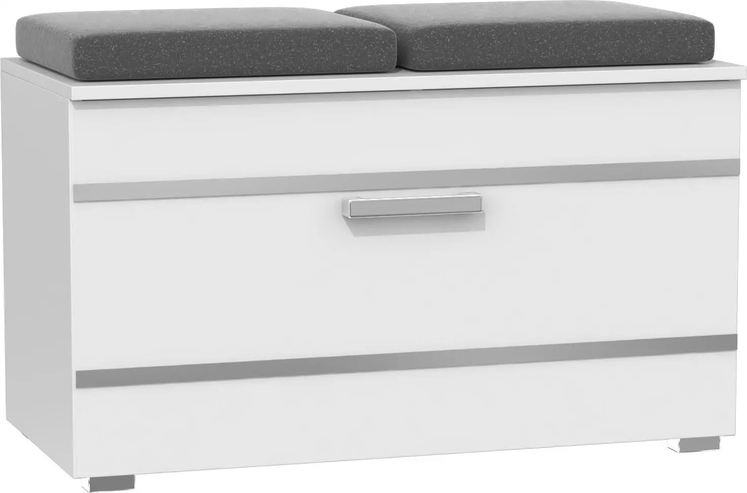 Tumba-bancheta pentru incaltaminte TopEshop Opal (White Matt)