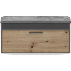 Тумба-банкетка для обуви TopEshop Parma 100x49 (Anthracite/Artisan Oak) Thumb