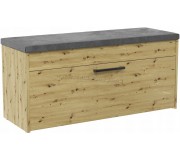 Tumba-bancheta pentru incaltaminte TopEshop Parma 100x49 (Artisan Oak)