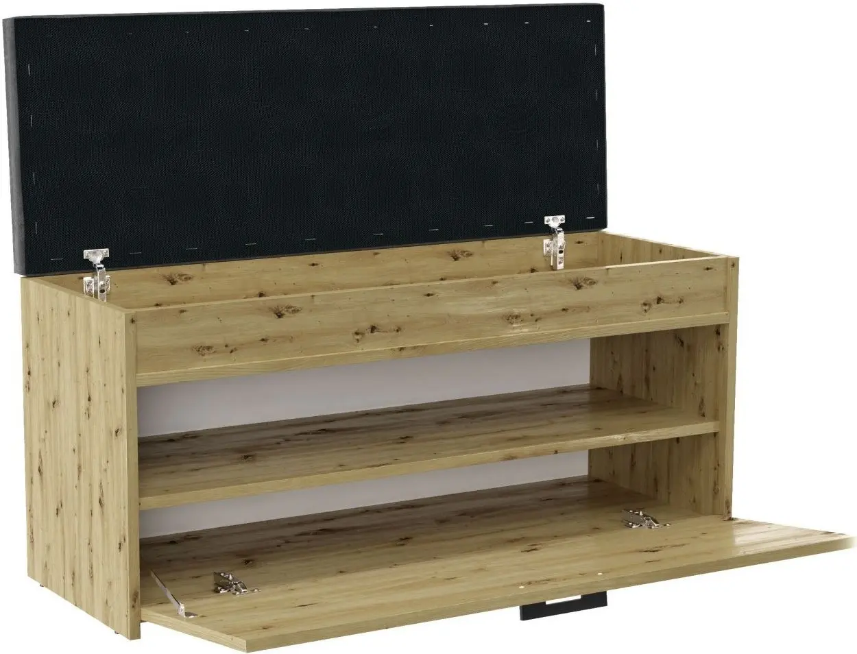 Тумба-банкетка для обуви TopEshop Parma 100x49 (Artisan Oak)