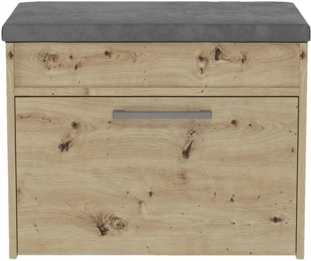 Tumba-bancheta pentru incaltaminte TopEshop Parma Mini (Artisan Oak)