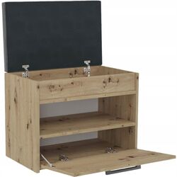 Tumba-bancheta pentru incaltaminte TopEshop Parma Mini (Artisan Oak) Thumb