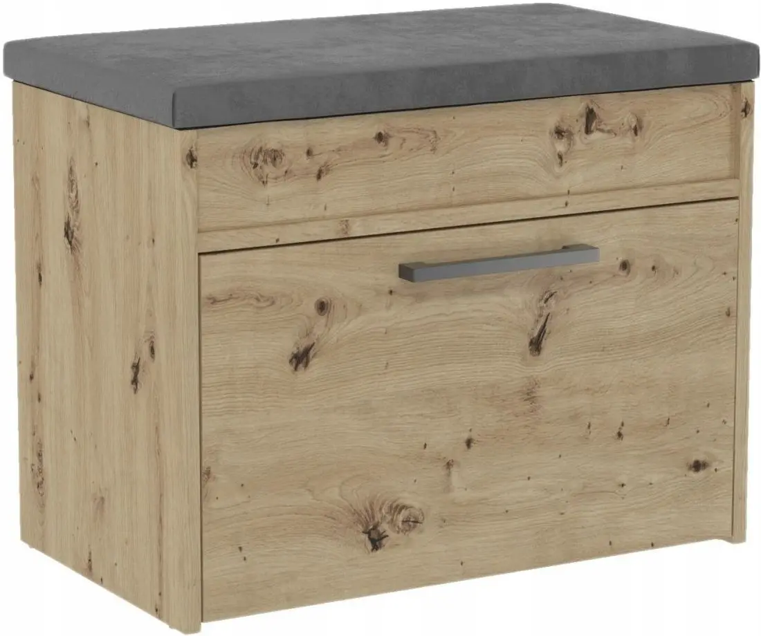 Tumba-bancheta pentru incaltaminte TopEshop Parma Mini (Artisan Oak)