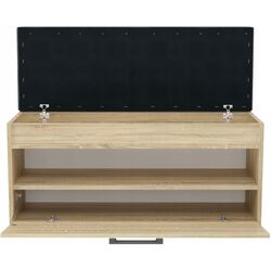 Tumba-bancheta pentru incaltaminte TopEshop Parma 100x49 (Sonoma Oak) Thumb