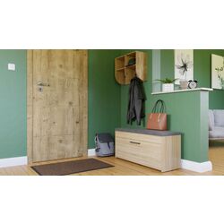 Tumba-bancheta pentru incaltaminte TopEshop Parma 100x49 (Sonoma Oak) Thumb