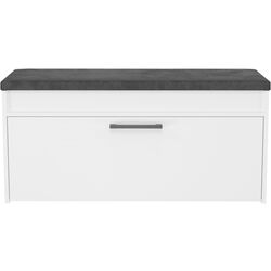 Tumba-bancheta pentru incaltaminte TopEshop Parma 100x49 (White) Thumb