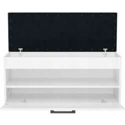 Tumba-bancheta pentru incaltaminte TopEshop Parma 100x49 (White) Thumb