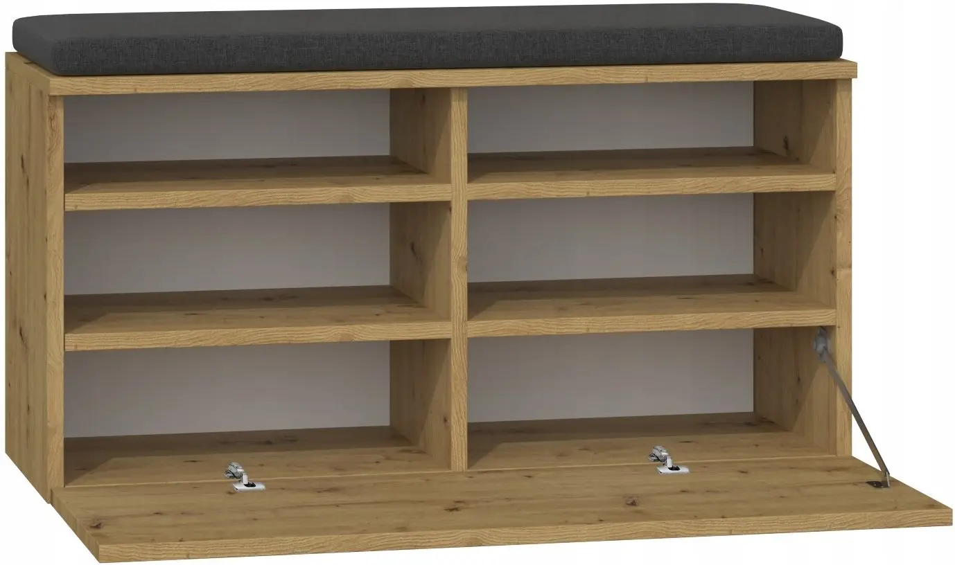 Тумба-банкетка для обуви TopEshop Riva (Artisan Oak)