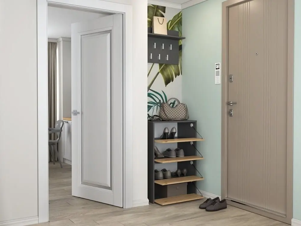 Тумба для обуви TopEshop Modo 60x88 (Anthracite/Artisan Oak)