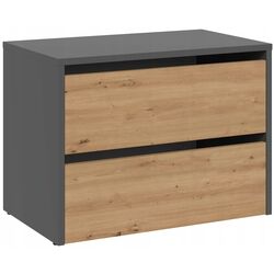 Tumba pentru incaltaminte TopEshop Modo (Anthracite/Artisan Oak) Thumb