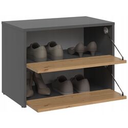 Tumba pentru incaltaminte TopEshop Modo (Anthracite/Artisan Oak) Thumb