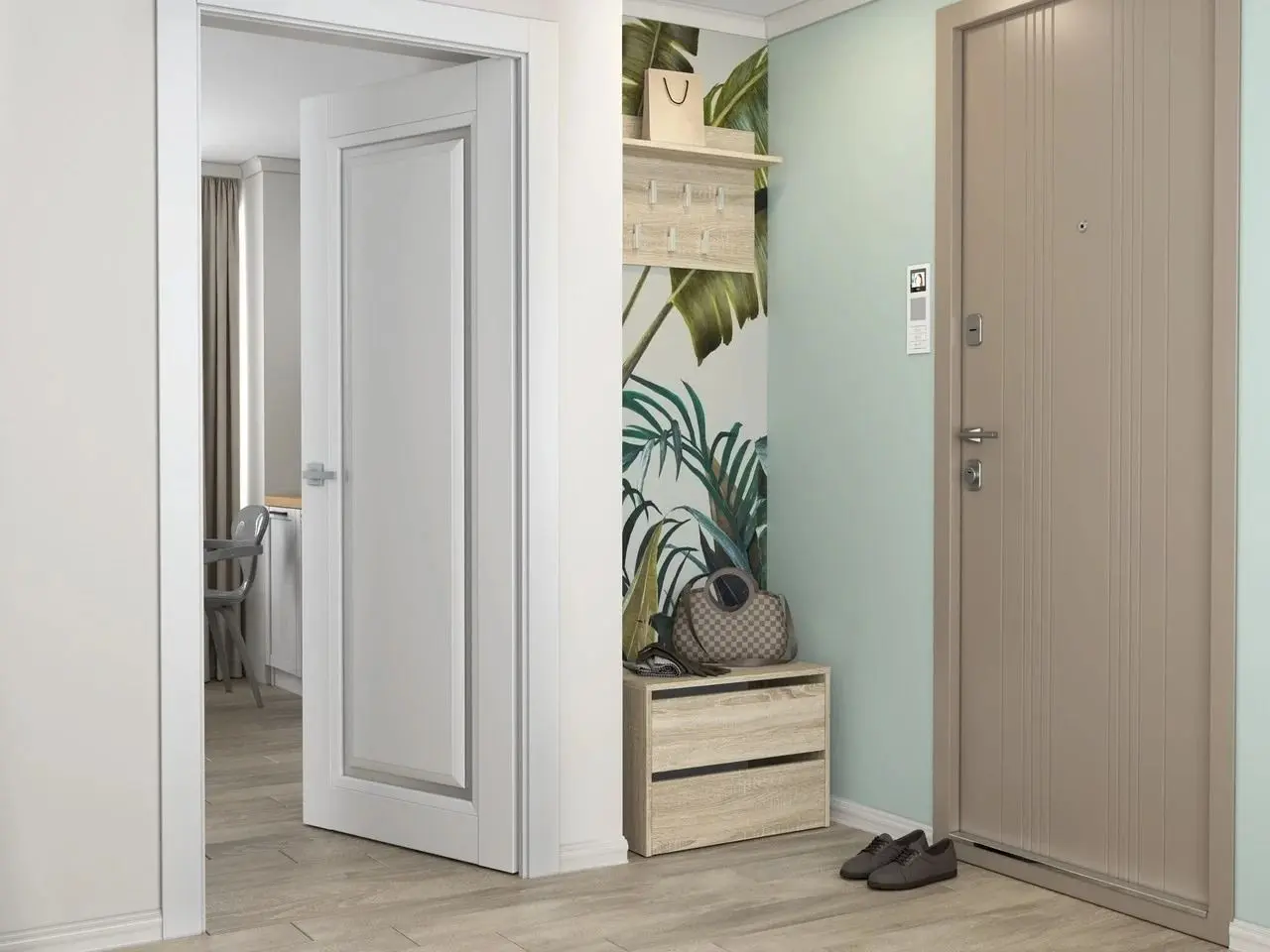 Tumba pentru incaltaminte TopEshop Modo (Sonoma Oak)