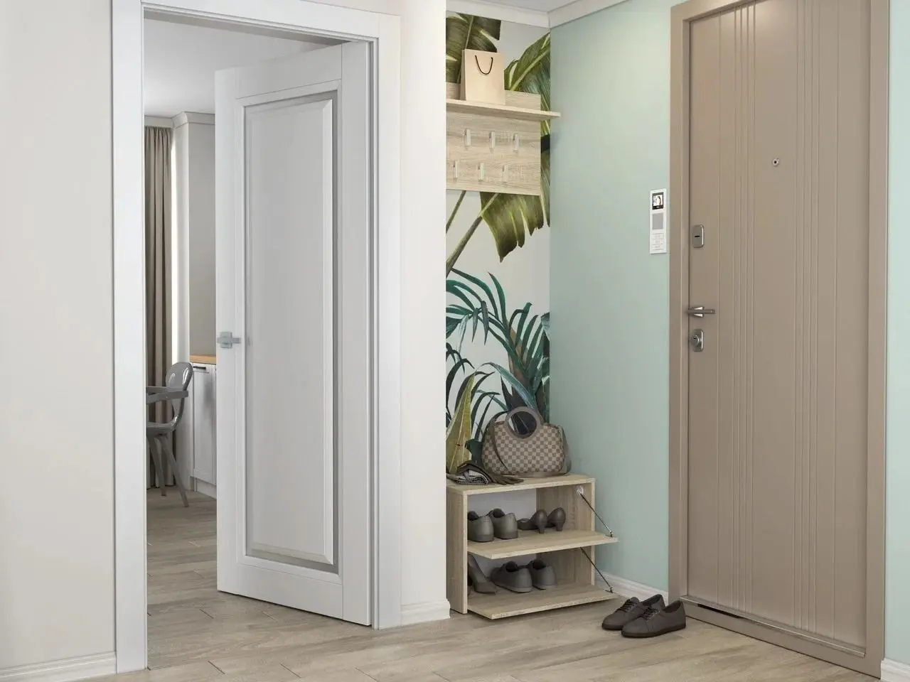 Tumba pentru incaltaminte TopEshop Modo (Sonoma Oak)