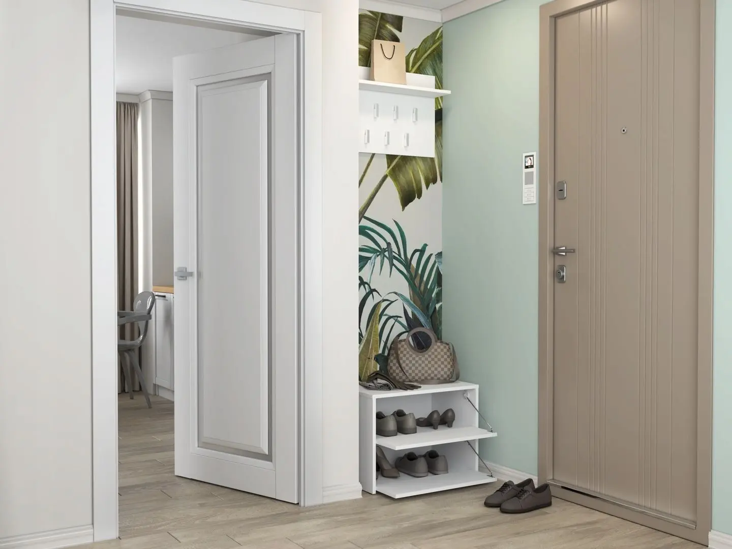 Тумба для обуви TopEshop Modo (White)