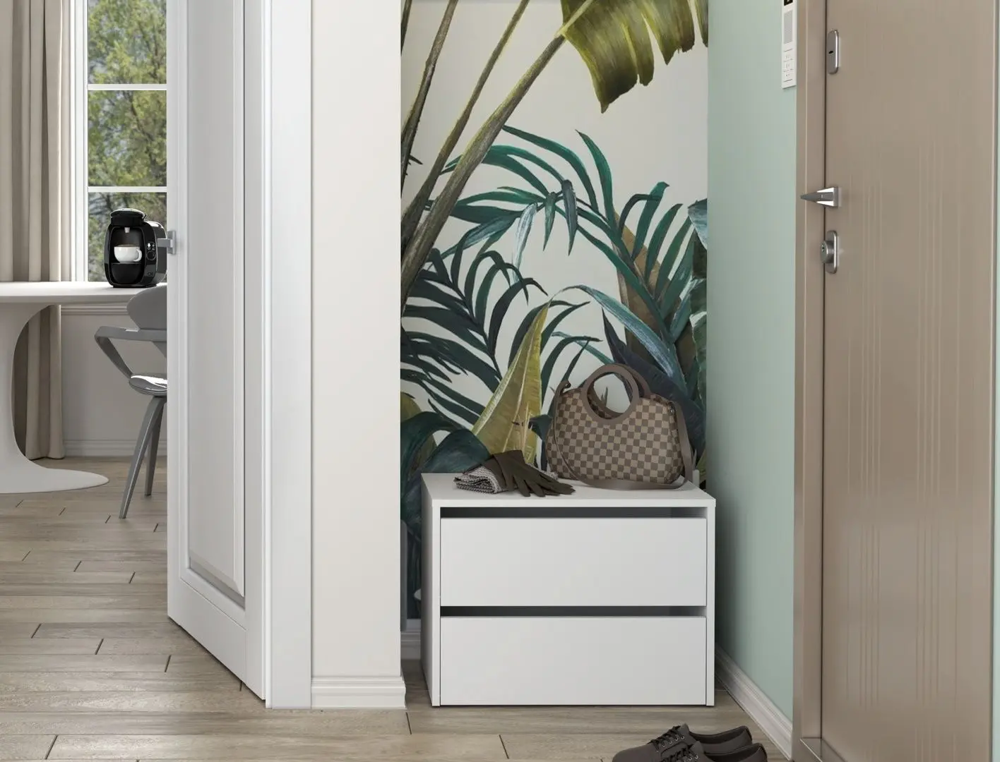 Тумба для обуви TopEshop Modo (White)