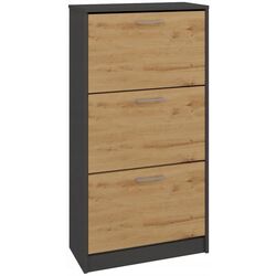 Тумба для обуви TopEshop Paula (Anthracite/Artisan Oak) Thumb